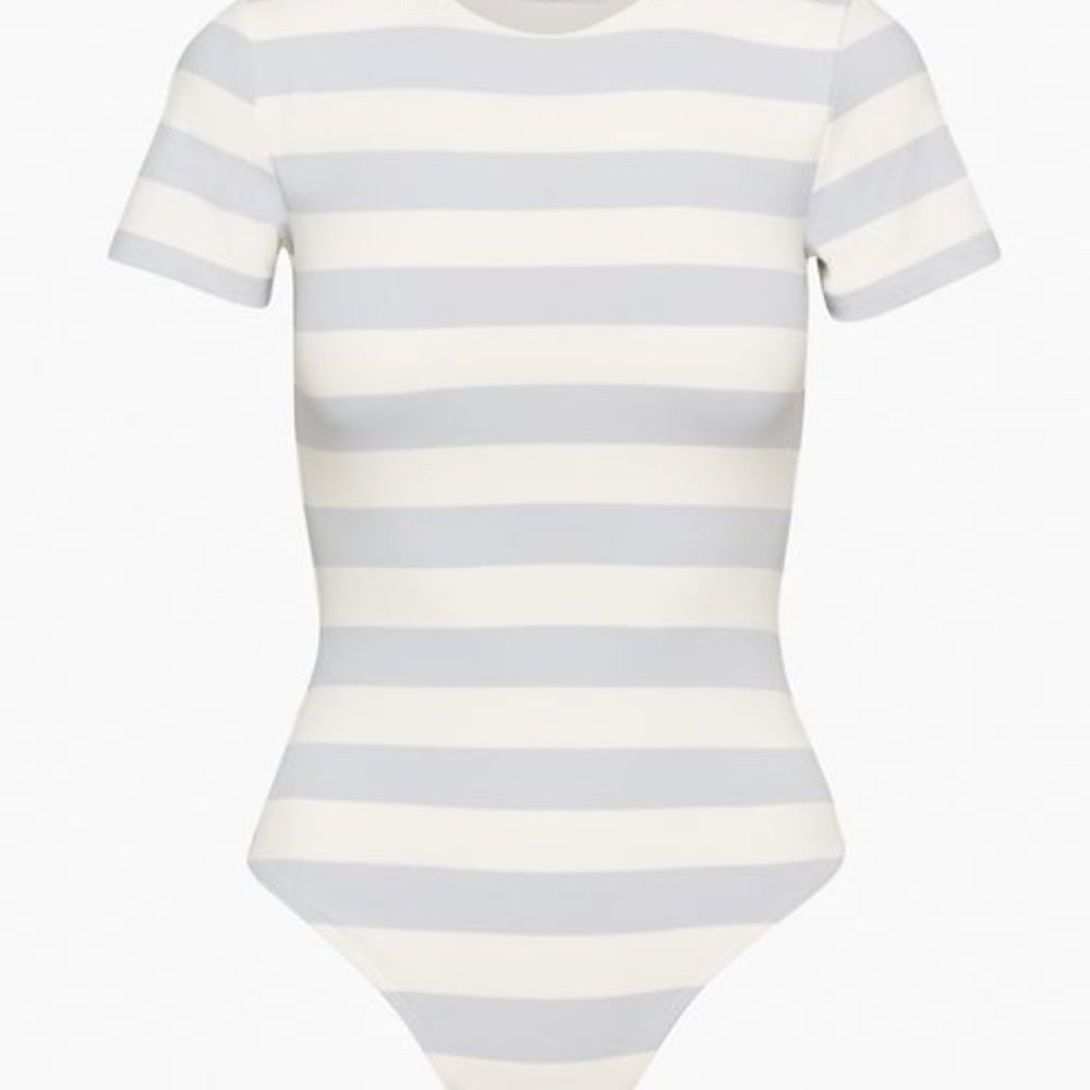 Babaton XL Striped Body suit NWT never worn